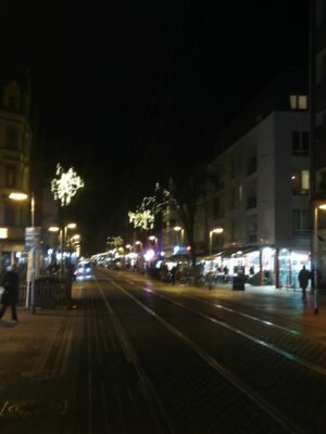 Limmerstraße bei Nacht