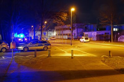 Unfallstelle Einmündung Alfred-Wilm-Straße in die Straße Am Lindener Hafen.