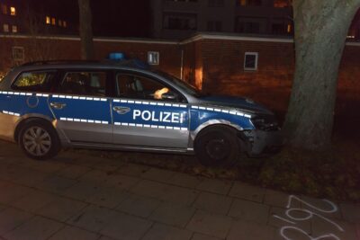 Polizeiauto Unfall