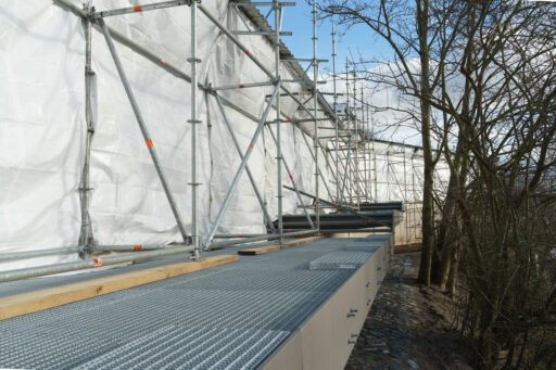 Wasserkunst Baustelle, barrerefreier Aufgang 18.02.23