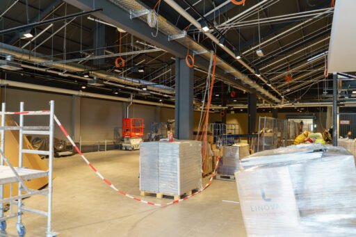 Baustelle Getränkemarkt