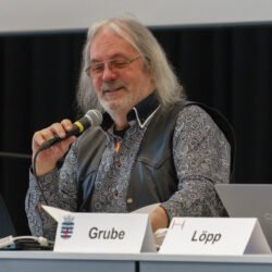 Bezirksbürgermeister Rainer Grube in der Bezirksratssitzung am 19.04.2023
