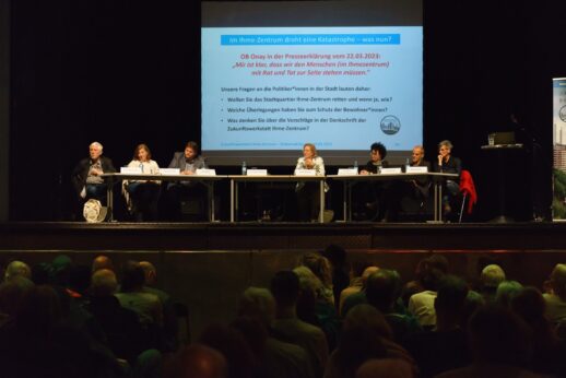 Podiumsdiskussion zur Zukunft vom Ihme-Zentrum