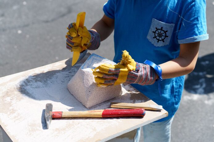 Lust auf Linden-Süd Bildhauer Kind 2023