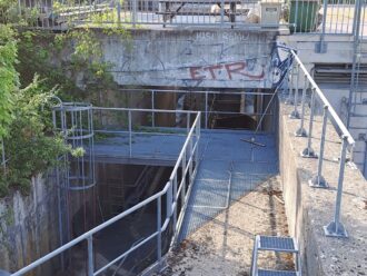 Fischtreppe an der Wasserkunst