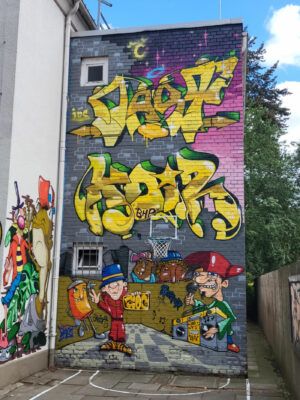 Wandbild Linden