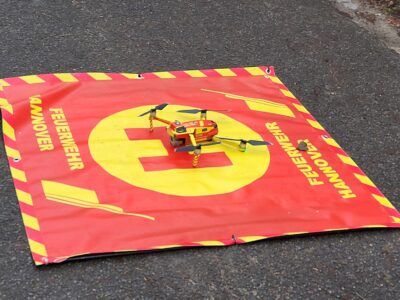 Drohneneinsatz Feuerwehr im Hochwasser