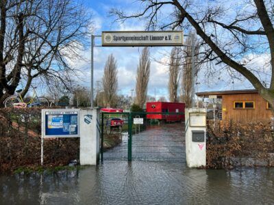 Hochwasser beim SG Limmer