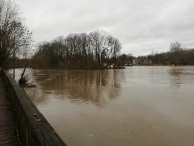 Leine vor Wasserkunst 24.12.2023