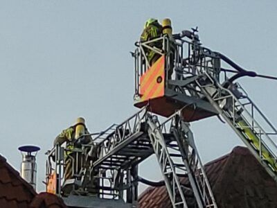 Feuerwehreinsatz Dach Pfarrlandplatz