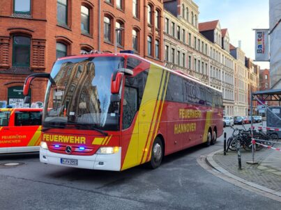 Feuerwehreinsatz Feuerwehrbus
