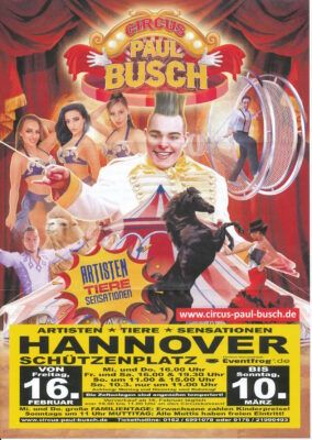 Circus Busch-Plakat 2024