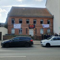 Das leerstehende Haus Wunstorfer Straße 71 wurde kurzfristig besetzt