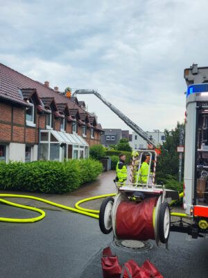 Dachstuhlbrand Lenther Straße, Badenstedt