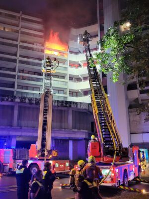 Feuer im Ihme-Zentrum