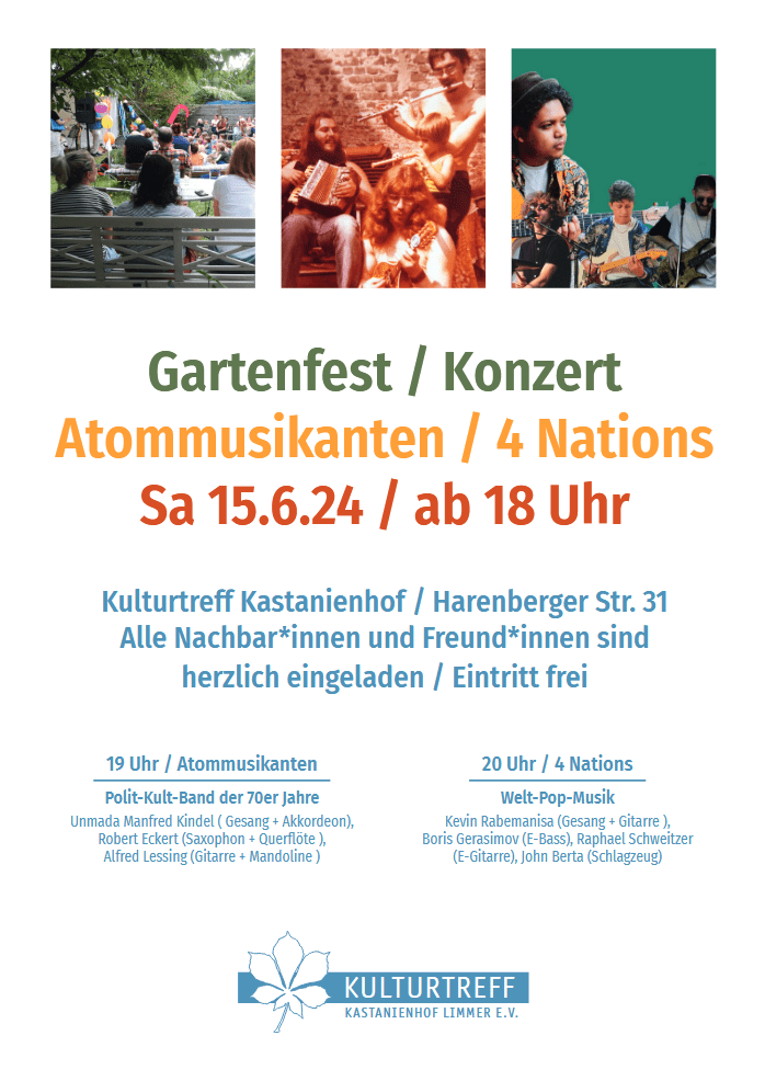 Sommerfest im Kulturtreff Kastanienhof Limmer