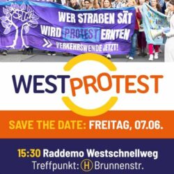 Raddemo & Infoveranstaltung "Sanierung Westschnellweg"
