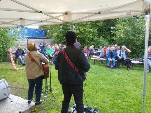 Nations vor Publikum