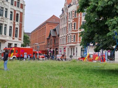 Das Blaue Wunder 2024 vor der Freiwilligen Feuerwehr