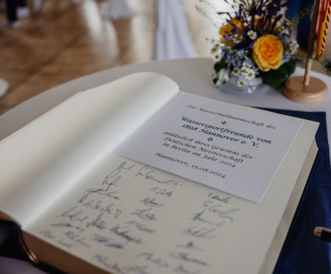 WASPO-Eintrag im Goldenen Buch der Region Hannover