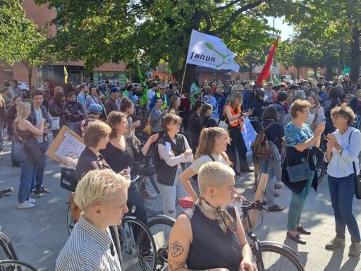 Globaler Weltklimatag Demonstration 2024
