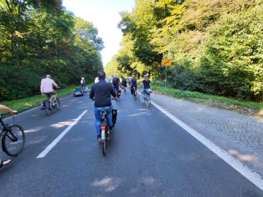Raddemo WESTprotest auf dem Westschnellweg Linden-Süd