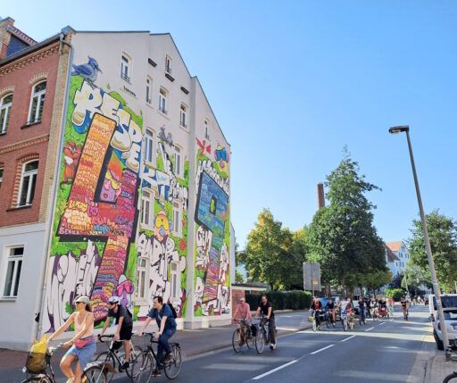 Raddemo WESTprotest im Allerweg