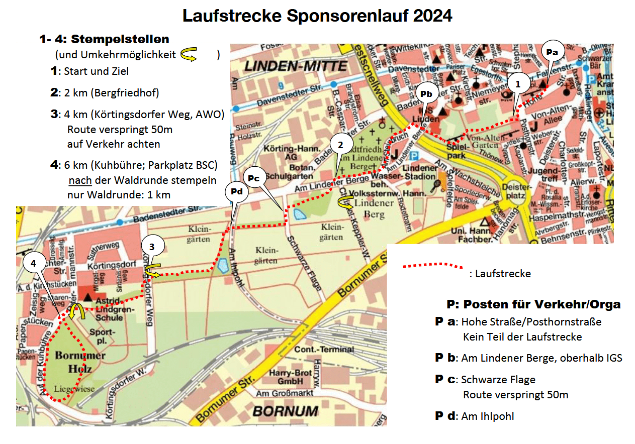 Sponsorenlauf am Gymnasium Helene-Lange-Schule Hannover