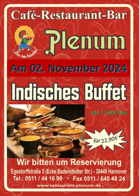 Indischer Buffet-Abend "ALL YOU CAN EAT"