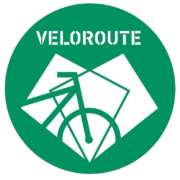 Veloroute-Bodenmarkierung