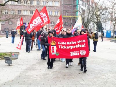 Demonstration gegen Fahrpreiserhöhung 1
