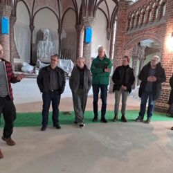 Baustelle Gospelkirche mit verantwortlichen Beteiligten