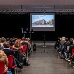 Reges Interesse an der Präsentation zum Architektenwettbewerb