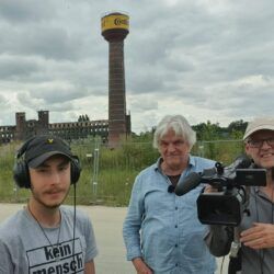 Filmteam der MedienWerkstatt bei Dreharbeiten