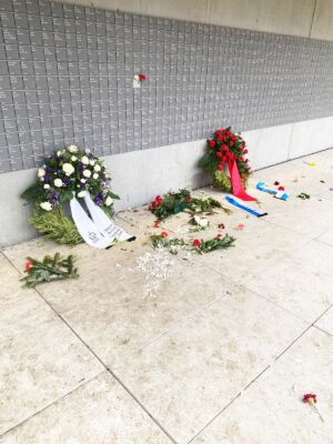 Vandalismus in Gedenkstätte Ahlem
