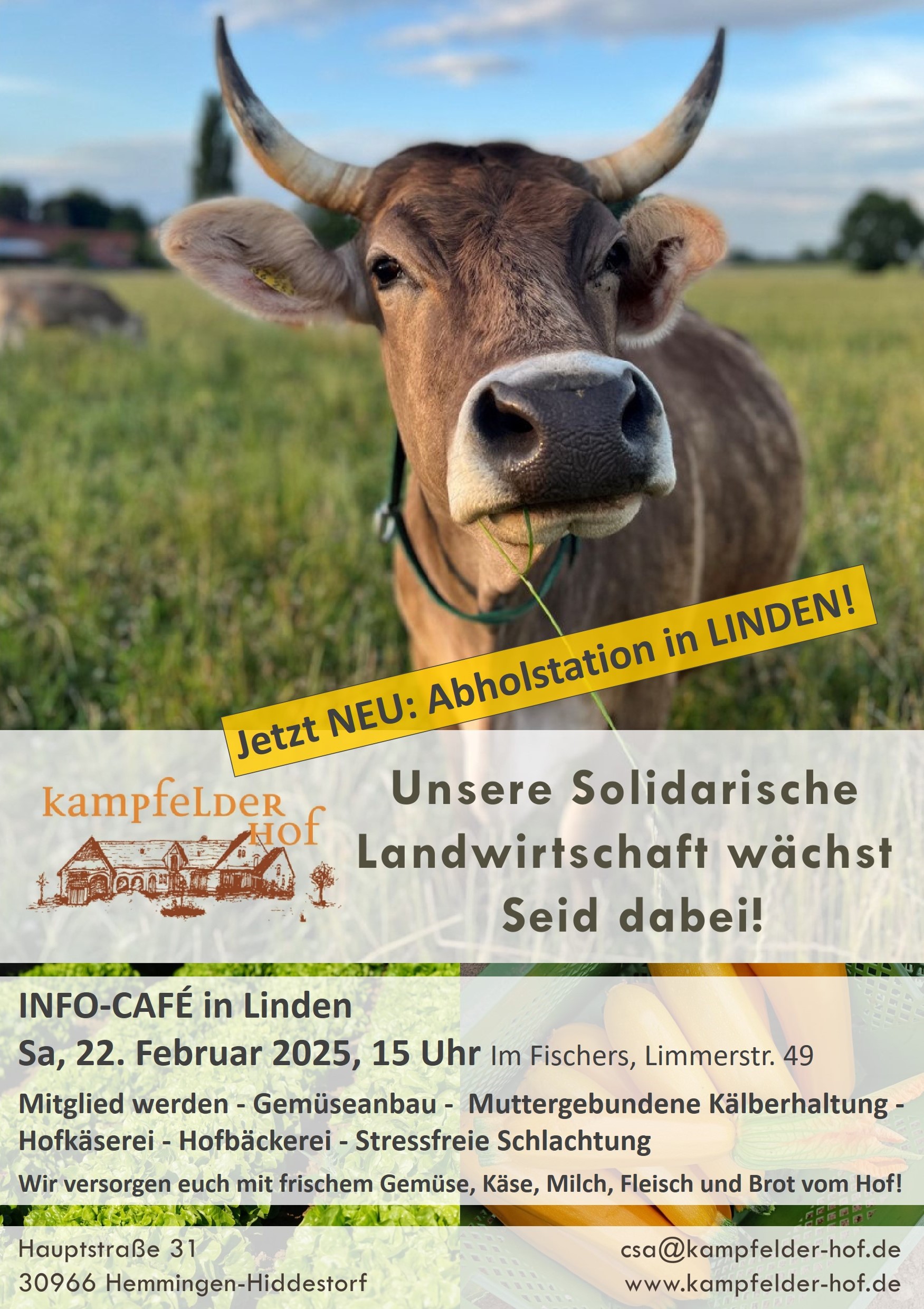 Solawi Info-Café zur neuen Abholstation in Linden