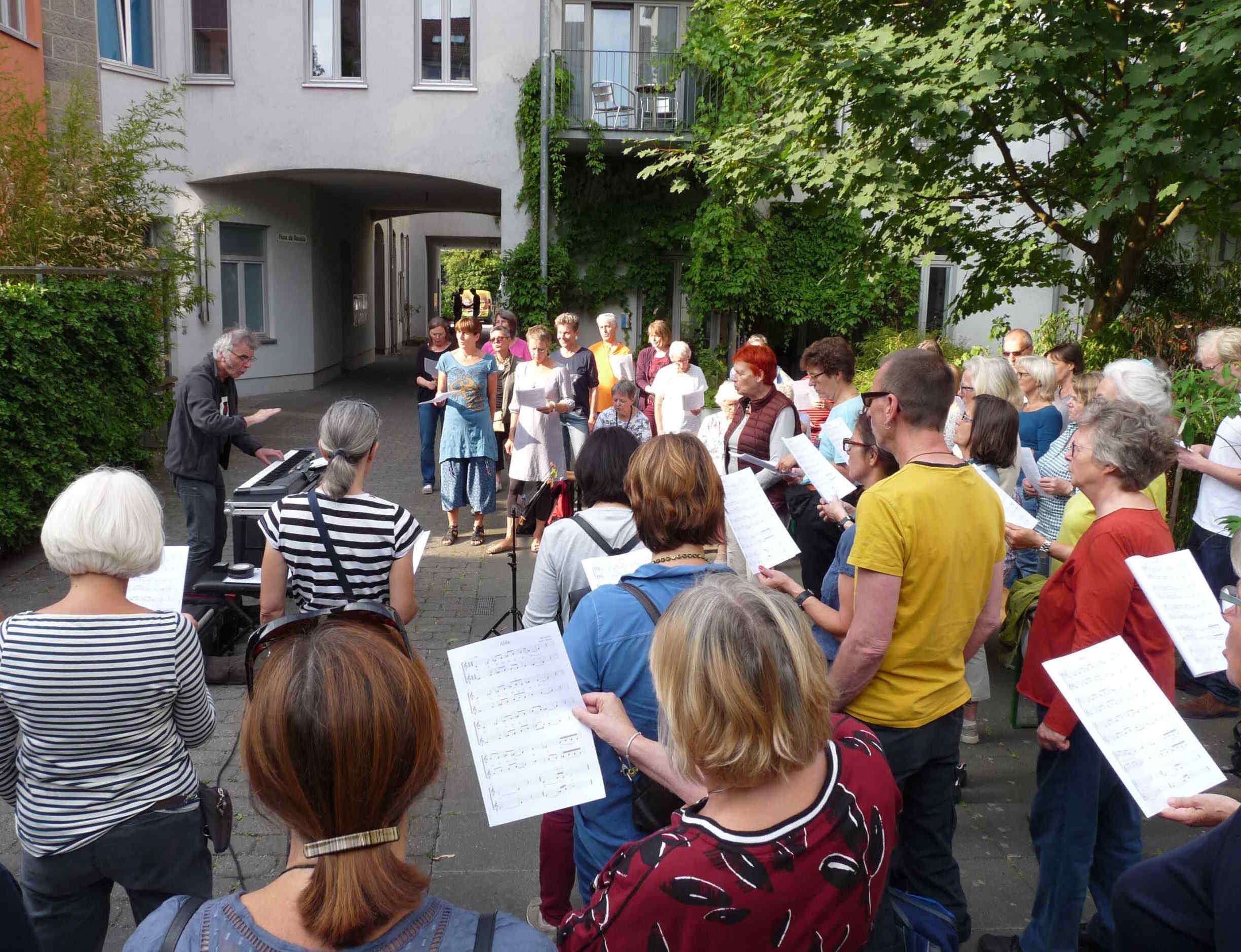 Offenes Singen im AhrbergViertel