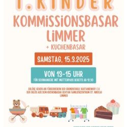 1. Kinder Kommissionsbasar + Kuchenbasar