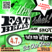 5mal5: FAT BELLY, SCHREI!, TANK SHOT, UBERKID und HATE ME LATER