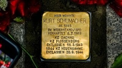 Stolperstein Kurt Schumacher