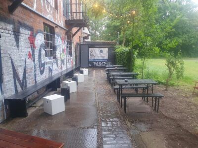 Außengastronomie Weinbar Faustgelände
