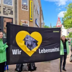 Greenpeace Protest bei Edeka-Wucherpfennig