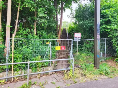 Harenberger Straße - Sperre Kanalweg