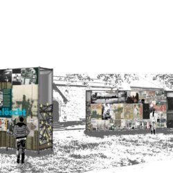 Freiluft-Kunstinstallation - Bethlehemkirche