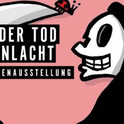 Karikaturenausstellung-Vernissage: Wenn der Tod dich anlacht