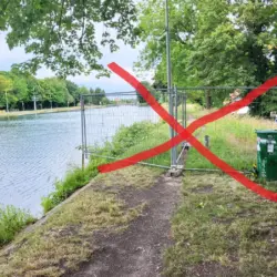 Uferwegsperre in Limmer wird aufgehoben