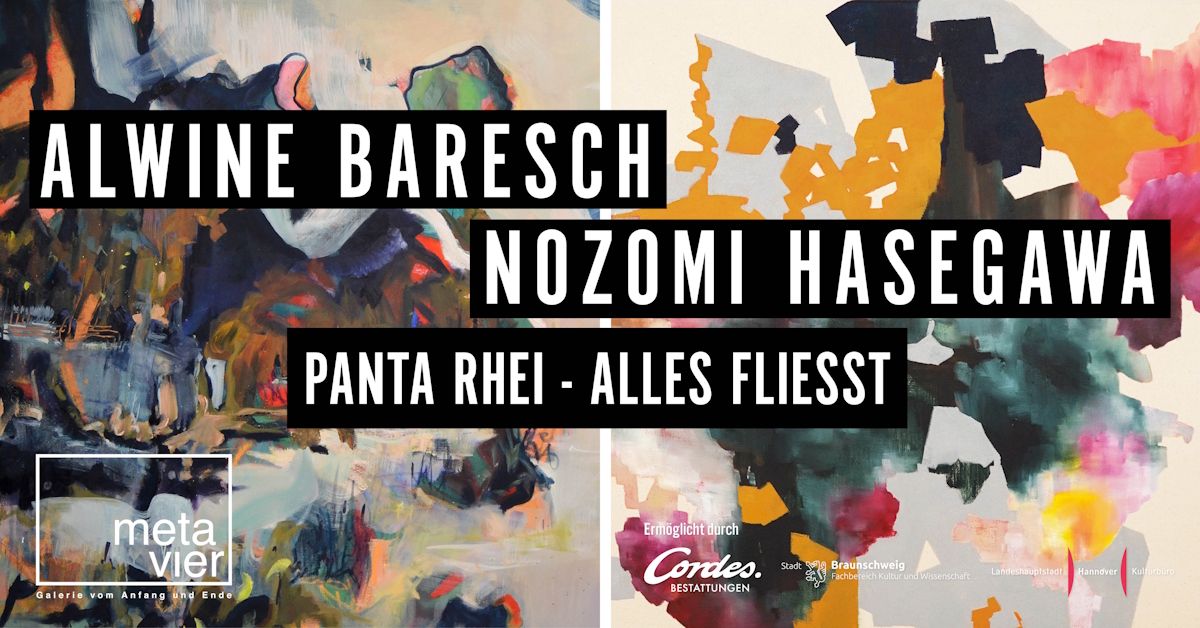 Vernissage: Alwine Baresch und Nozomi Hasegawa | Panta Rhei - alles fließt