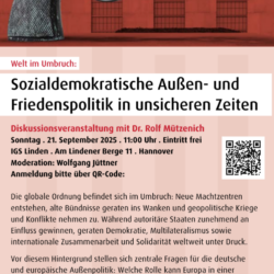 Sozialdemokratische Außen- und Friedenspolitik in unsicheren Zeiten