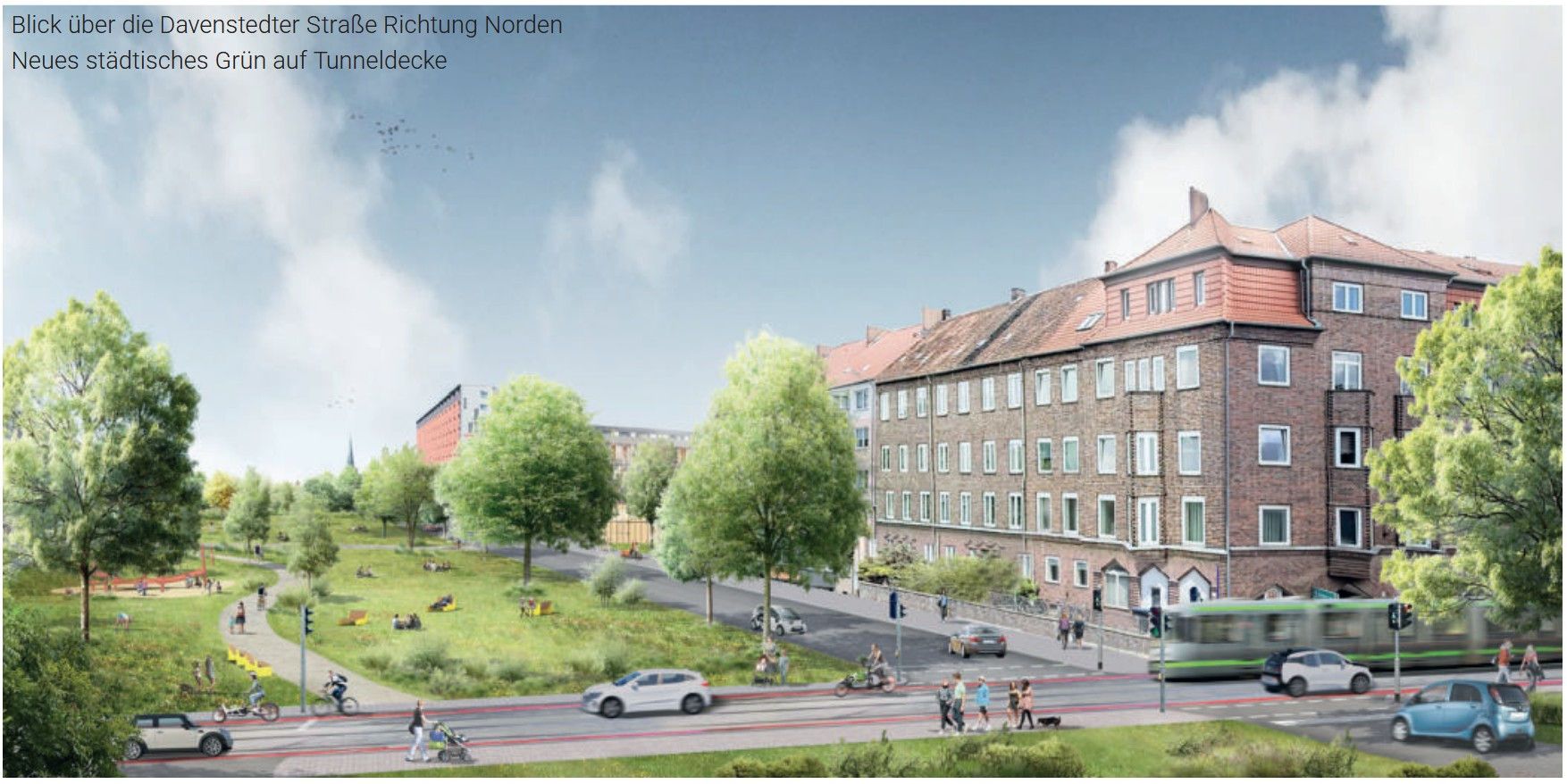 Bardowickerstraße über einem Tunnel