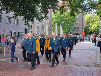 Der Schützenausmarsch startet beim TAK